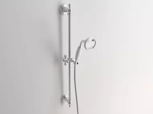 DARK WHITE - Shower wallbar with hand shower _ Park Avenue